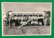 Found 4X6 PHOTO of BOB WILLS and the Texas Playboys Band Bus Country Western picture