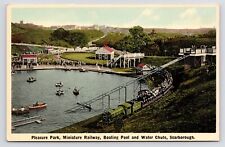 c1920s~Pleasure Park~Northstead Manor~North Bay Railway~Scarborough UK~Postcard picture