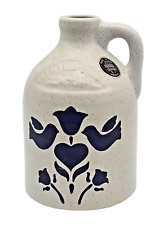 Vintage Made in USA Harris Potteries Stoneware Country/Folk-art Jug Chicago picture