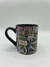 Vintage Disney Star Wars 20oz Coffee Mug Cup Nice EUC Vader Skywalker Solo picture