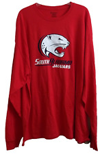 University Of South Alabama Jaguars Red Long Sleeve T-Shirt Adult 3XL XXX-Large picture