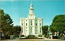 Vintage Postcard- St. George Temple, UT 1960s picture