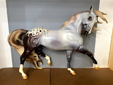Breyer Custom Traditional Mulberry Grey Blanket Appy on the 
