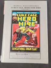 MARVEL MASTERWORKS LUKE CAGE, HERO FOR HIRE VOLUME 1 (DDP005259) picture