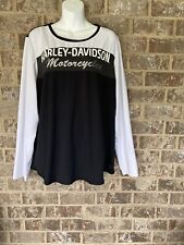 Harley Davidson Womens Performance Long Sleeve Shirt Colorblock picture