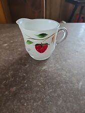 Vintage Bartlett Collins Strawberry Creamer White Hand Painted picture