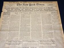 1916 DECEMBER 31 NEW YORK TIMES - ALLIES REPLY TO TEUTON PROPOSAL - NT 8637 picture