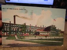 Y5 Vintage Old OHIO Postcard TOLEDO Libbey Glass Factory Company & Office RAZED picture