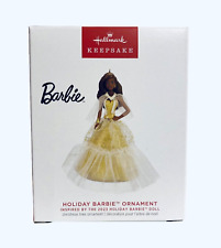 2023 Holiday Barbie African American 9th in Series Hallmark Keepsake Ornament picture