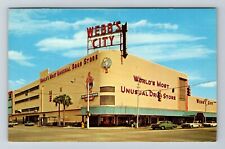 St Petersburg FL-Florida, Webb's City, Exterior Store, Vintage Postcard picture
