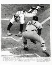 1970 Press Photo Tigers vs. Red Sox baseball game action at Tiger Stadium. picture