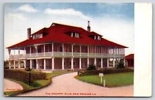 New Orleans Louisiana~Front of Country Club~Vintage Postcard picture