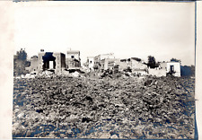 Lehnert & Land Skirt, Italy, Boscotrecase, Destroyed Town, 1906 Vintage Prin picture