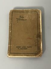 Army and Navy Edition 1916 New Testament WWI Military Pocket Bible- Rough Shape picture
