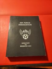 RARE 2001 AIR FORCE ASSOCIATION ~ AFA ~ DIRECTORY OF MEMBERS ~ NEW CONDITION  picture