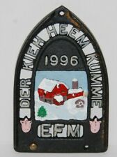 1996 EFM Emmaus Foundry & Machine Co. Cast Iron Trivet - Limited Edition Gift picture