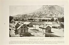 Coal Mining Town Colorado Historical Photo Vintage 1918 6 1/4 x 10 picture