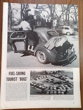 1957 Article Ad Geneva Automobile Show Renault VW Volkswagen Fiat Simca Ford picture