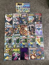 22 Vintage Marvel Comic Books. Avengers, X-MEN, Excalibur, Hulk, Venom picture