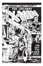 X-MEN #114 COVER RECREATION ORIGINAL COMIC ART 11