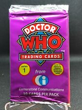 Doctor Who Series 1 Trading Card 1 FACTORY SEALED 10 Card Pack 1994 Cornerstone picture