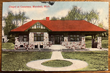Marshall, Michigan 1913 Chapel at Cemetery. picture