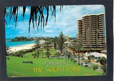 D5663 Australia Q Gold Coast Coolangatta Beach MV postcard picture