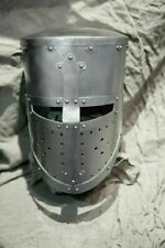 Medieval Closed Pot Great Armor SCA Larp Helmet Knight Warrior Viking Cosplay picture