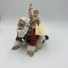 Kurt Adler Grandpa Santa Piggy Back Marjorie Rothberg Figurine Limited Edition picture