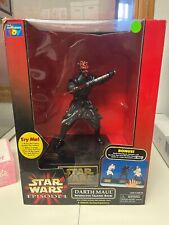 Vtg 1999 Star Wars Episode 1 DARTH MAUL Figure Interactive Talking Bank ThinkWay picture