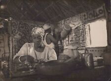 1950s CUBA CUBAN GIRL WORKING TYPICAL POVERTY HOUSE FIELD MUSIC ORIG PHOTO 759 picture