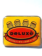 McDonald's DELUXE It's McDonald's with a Grown Up Taste Lapel Pin (031823) picture