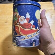 1995 Hershey Holiday Classics Series Tin Canister #7 Christmas Santa's Sleigh picture
