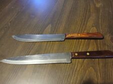 2 - Vintage Town & Country Stainless Knives Overall Lengths 11 3/4