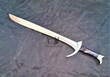 Handmade Carbon Steel 30'' Viking Sword With Sheath Fixed Blade Medieval Sword picture