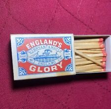 Vintage England's Glory Matchbox    Bryant & May Trademark Ship  picture