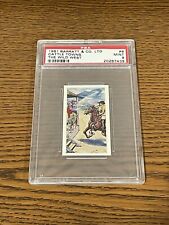 1961 Barratt & Co The Wild West Series #8 Cattle Towns - PSA 9 picture