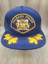 Vintage Calgary Police Adjustable Hat picture
