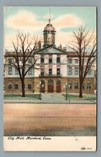 City Hall Hartford Conn Vintage Postcard c1900s picture