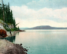 Yellowstone Lake from West Side of Stevenson's Island National Park Postcard A7 picture