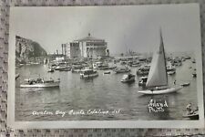Avalon Bay Santa Catalina Island Vintage Postcard RPPC picture