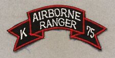 Army patch 6352: K Co. 75th Airborne Rangers - Vietnam made original picture