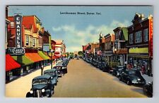 Dover DE-Delaware, Lockerman Street, Antique Vintage Souvenir Postcard picture