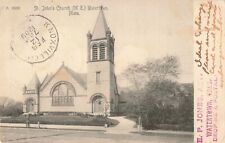 St. John's M.E. Church Watertown Massachusetts MA Rotograph Co. 1909 Postcard picture