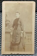 Washington Missouri Teen Girl Traditional Dress Antique Victorian CDV Photograph picture