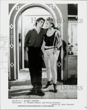 1985 Press Photo C. Thomas Howell and Kelly Preston in 