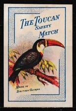 Old matchbox label (a) British Guiana, The Toucan picture