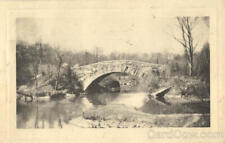 1912 Wichita,KS Stone Bridge Sedgwick County Kansas Postcard 1c stamp Vintage picture