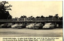 Ozark Deer Farm, Eldon, Mo. Missouri Real Photo Postcard picture
