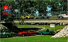Sandusky Ohio OH Cedar Point Amusement Park G Turnpike Cars c1970s Postcard picture